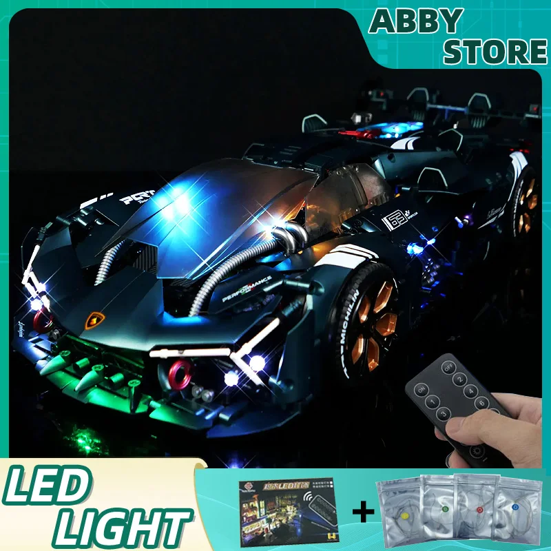 

DIY RC LED Light Kit For LEGO 10611 Technical Sports Car (Only LED Light,Without Blocks Model)