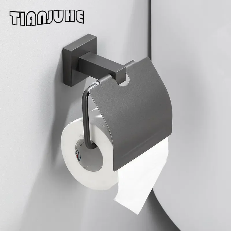 

Toilet Paper Holder Commercial Toilet Paper Roll Dispenser Wall Mount Aluminium Fits Roll Toilet Paper Tissue Holder