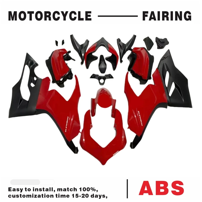 

FIT FOR 2020-2024 Panigale V2 Black&Red Fairing Kit