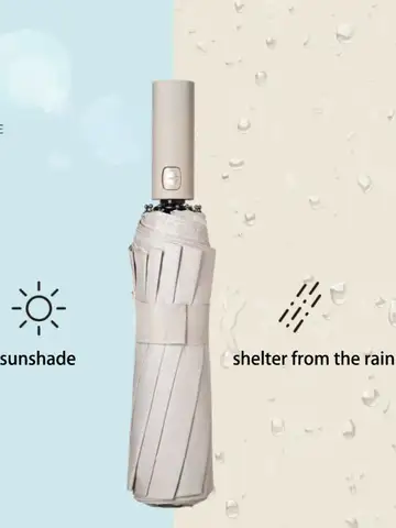 Reinforced 24-Bone Umbrella, Men's Business Strong And Durable Wind-resistant Umbrella, Anti-UV Sunscreen Umbrella Women's Sunny