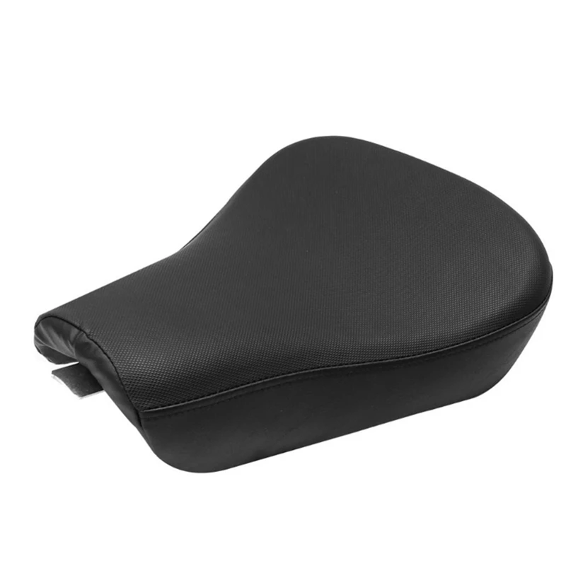 Super Sale For Harley Sportster Forty Eight XL1200 883 72 48 Black Motorcycle Front Driver Leather Pillow Solo Seat Cushion