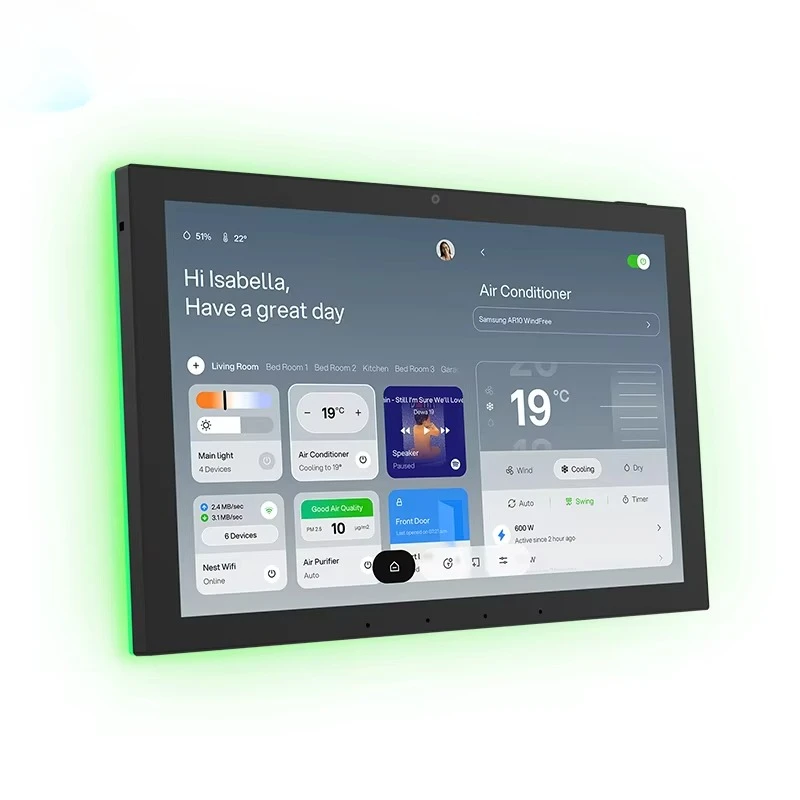 SMT1019 Smart Home Automation 10.1 Inch Android 14 4+64GB POE Touch Control Display Tablet with RK3576S Quad-Core CPU 1280*800