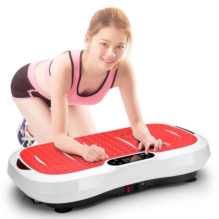 Vibration Plate, 16kg Steel and ABS Oscillating Platform, Ultrathin Vibration Machine, Body Slimmer Home Fitness Equipment