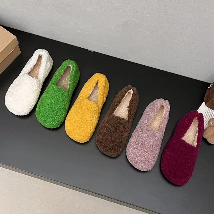 2025 новая стильная женская зимняя обувь на меху — уличная многофункциональная детская обувь из хлопкового фетра с внутренней подкладкой из овечьей шерсти