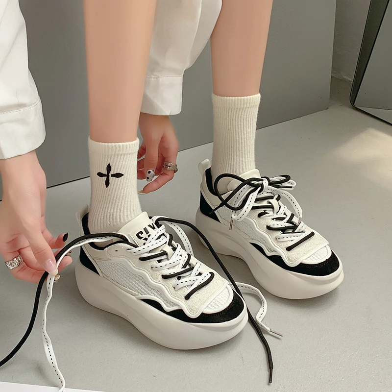 

Кроссовки унисекс на толстой подошве, спортивная обувь с вулканизированной подошвой, для школы, большие размеры 35-44