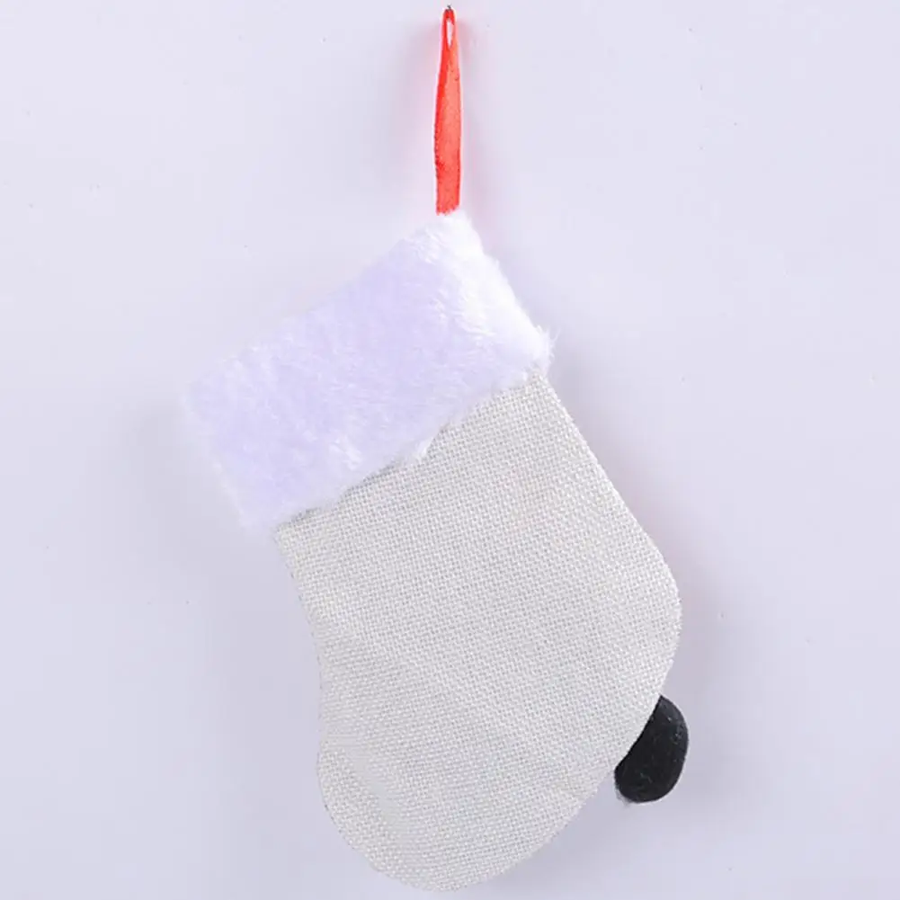 Children Christmas Playmates Festive Christmas Stocking Set with Plush Santa Snowman Reindeer Ornaments for Tree for Family