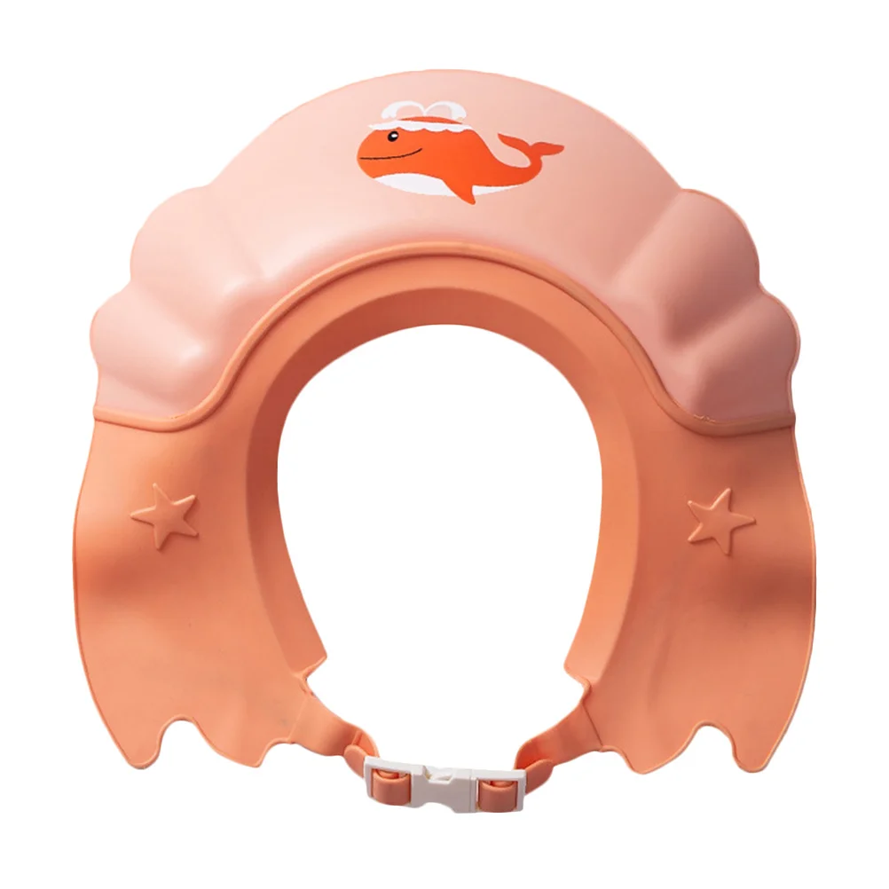 قبعة غسيل الشعر المضادة للتدفق الخلفي للأطفال الصغار، قناع دش مقاوم للماء، قبعة حمام قابلة للتعديل للأطفال قابلة للشطف