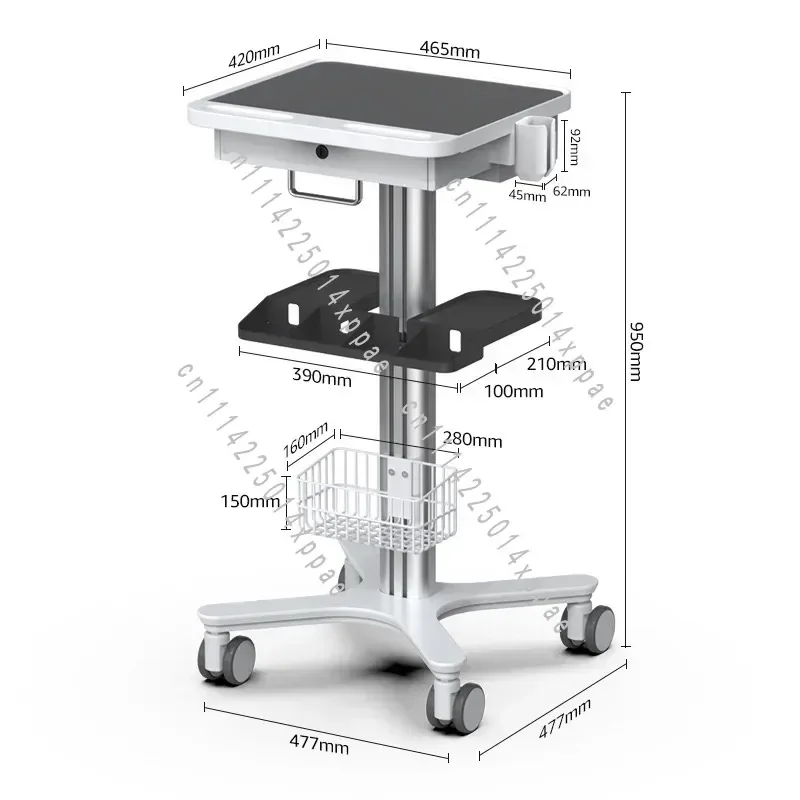 Workbench Mobile Wheel Mobile Trolley Storage Operation