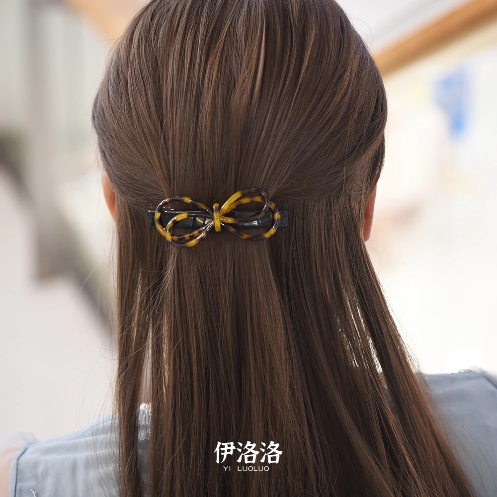 Women Headwear Girls Hairwear Small Size Cute Hair Clip Bow Vintage Hair Barrette Fashion Hair Accessories For Women