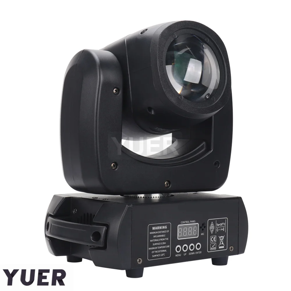 YUER-Projecteur LED à Tête Mobile, 18 Faces, 120W, Gobo, 100W, Éclairage de Scène, ix