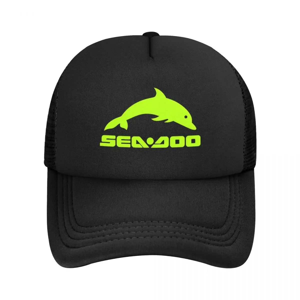 Seadoo Watercraft Pontoon Jetski Boats Mesh Baseball Caps Men Women Vintage Sun Hats Adjustable Snapback Caps Summer Trucker Cap