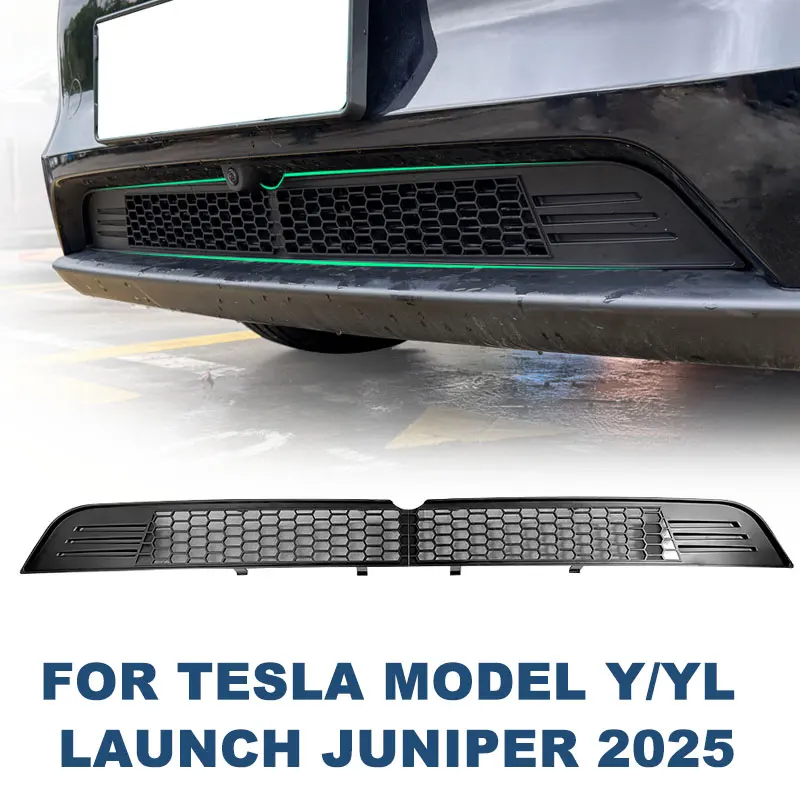 

For TSL Tesla Anti Insect Net Anti Dust Proof Net Cover Lower Bumper Inner Vent Grille Air Inlet Model Y/YL Launch Juniper 2025
