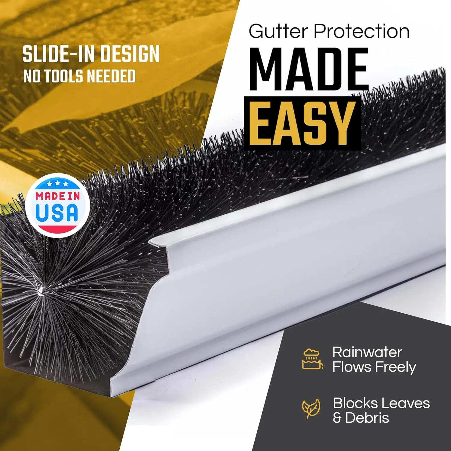 Leaf Filter, No Tools Needed | Prevents Clogs, Easy Install for 6-Inch Oversize