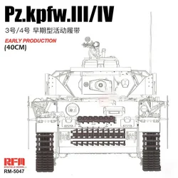 Ryefield model accessories RM-5047 Pz. Kpfw. III/IV Medium tank Early Production (40cm) Tracks 1/35