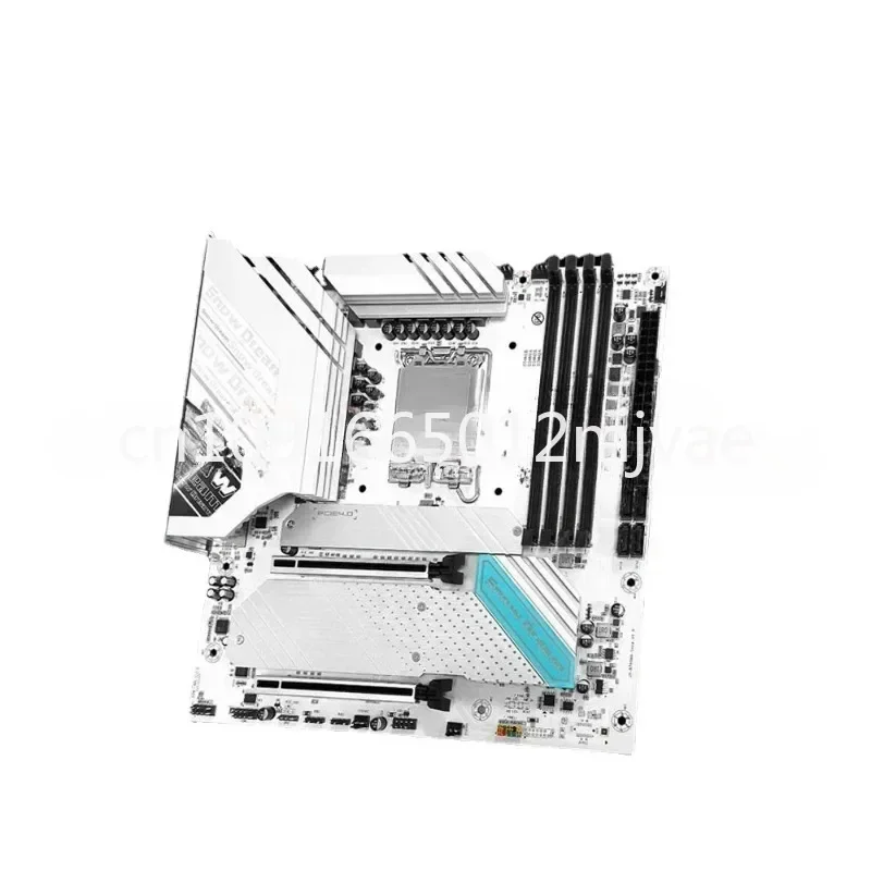 B760m White DDR5 Mainboard 12 Generation 13 Generation 1700 Pin DDR4 Desktop Computer RGB Shengguang Z790