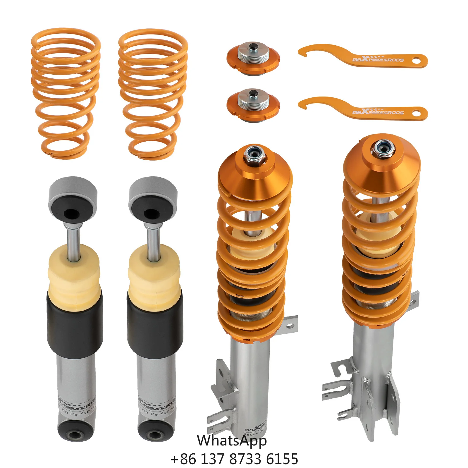 Factory Coilover Shock Absorber Spring Strut For Fiat 500 Abarth Panda Hydrogen Mk2 Mk3
