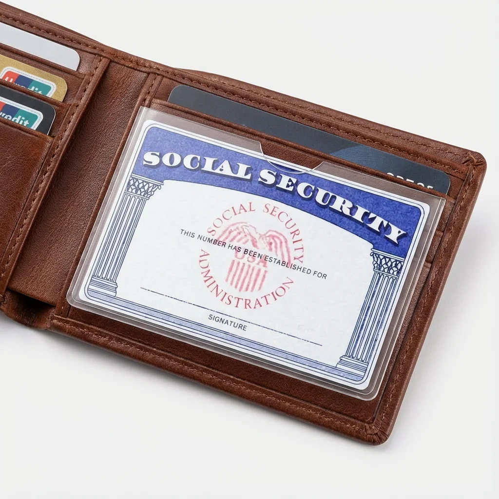 

Набор из 10 роскошных чехлов для карт — универсальное применение для карт Medicare/SS/кредитных/депитерских/VIP-карт, прозрачная защита, 10 шт.