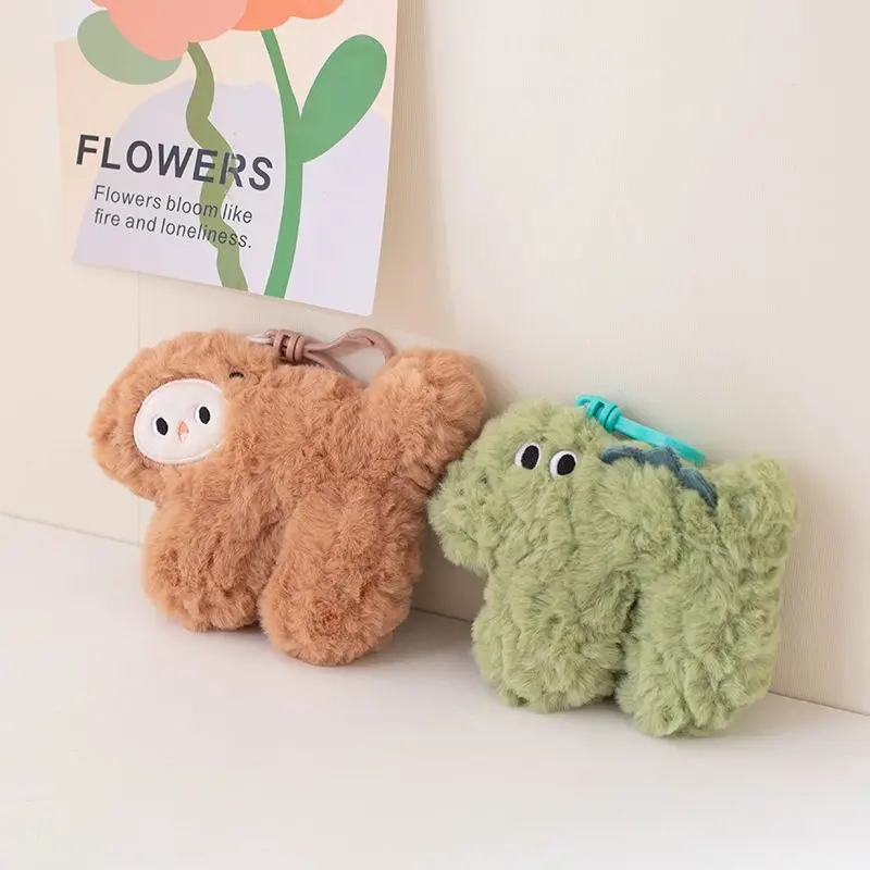 لطيف الرموز التعبيرية أفخم أرنب قلادة دمية الدوبامين جرو تمثال المدرسية شنقا الديكور زوجين Bestie هدية