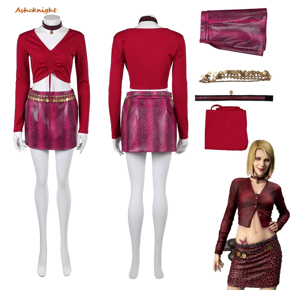 

2026Movie Return Silent Cosplay Hill Mary Top Skirt Cloth Women Party Disguise Outfits Suit Roleplay Halloween Costume Carnival