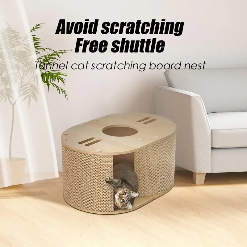 

Cat Scratching Pad Kitten Grinding Lounge Scratcher Wear-Resistant Cat Scratching Bed Pad Furniture Protection For Small Medium