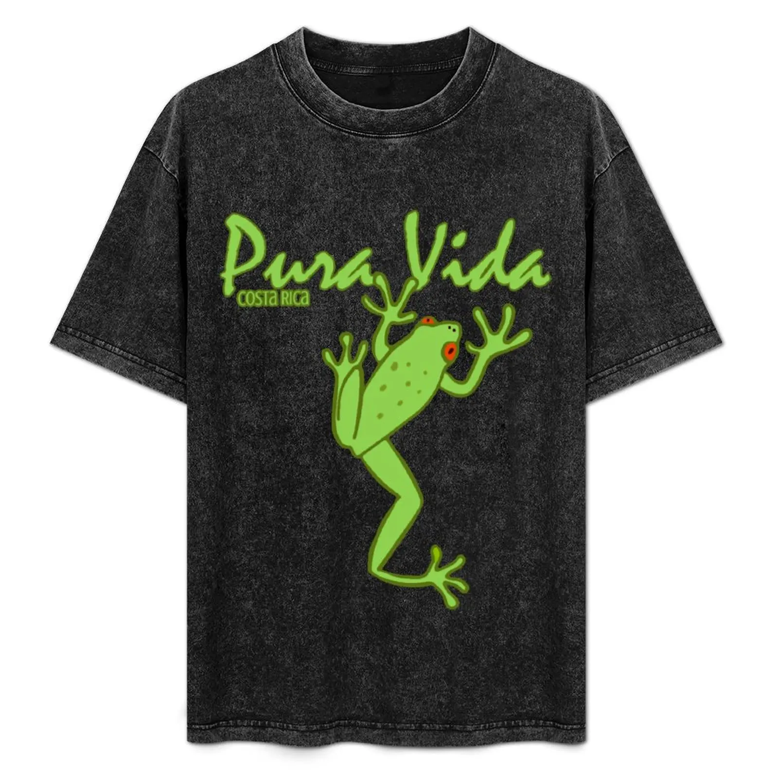 Pura Vida - Costa Rica T-Shirt anime tshirt sports fans customs design your own cotton graphic tees plain t shirts men