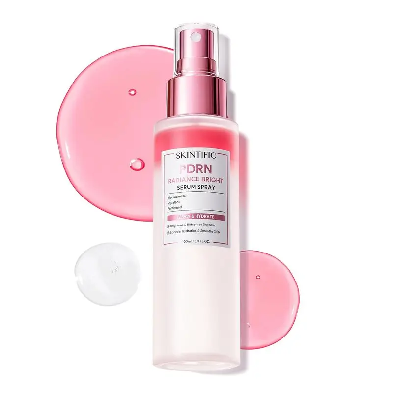 SKINTIFIC PDRN Radiance Bright Serum Spray with Niacinamide, 3.3 Fl Oz