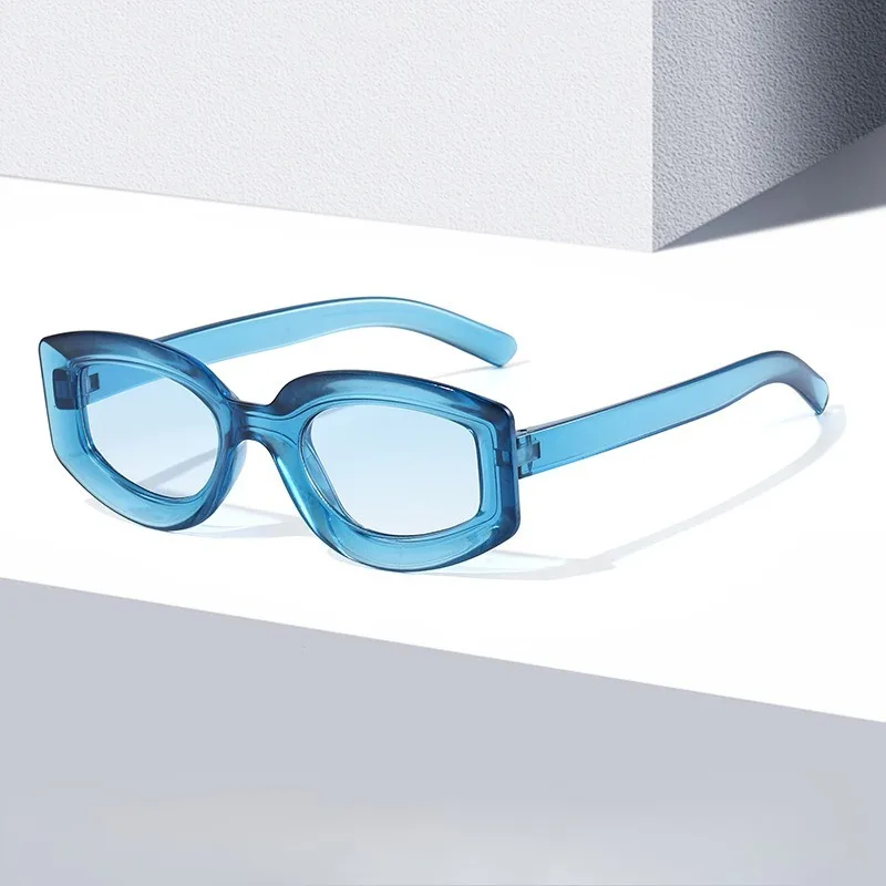 نظارات شمسية بيضاوية على طراز فاسق للتصوير الفوتوغرافي في الشوارع، نظارات شمسية عصرية للجنسين بتصميم مع حماية من الأشعة فوق البنفسجية 400 #1