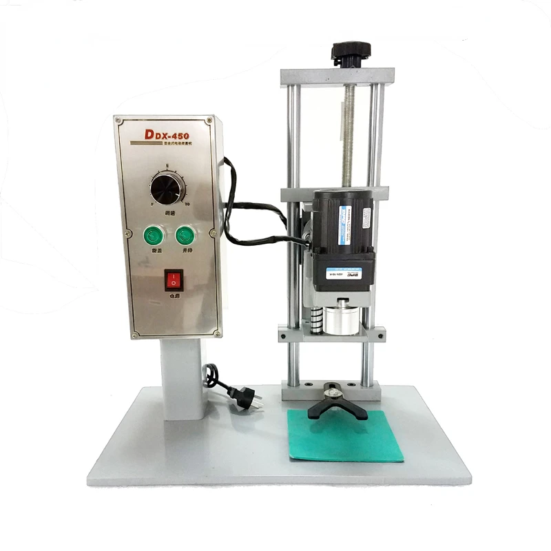 

DDX-450 Desktop Automatic Electric Bottle Capping Machine,Capping Diameter 10-50mm Cap Screwing Machine,Cap Locking Machine 220V