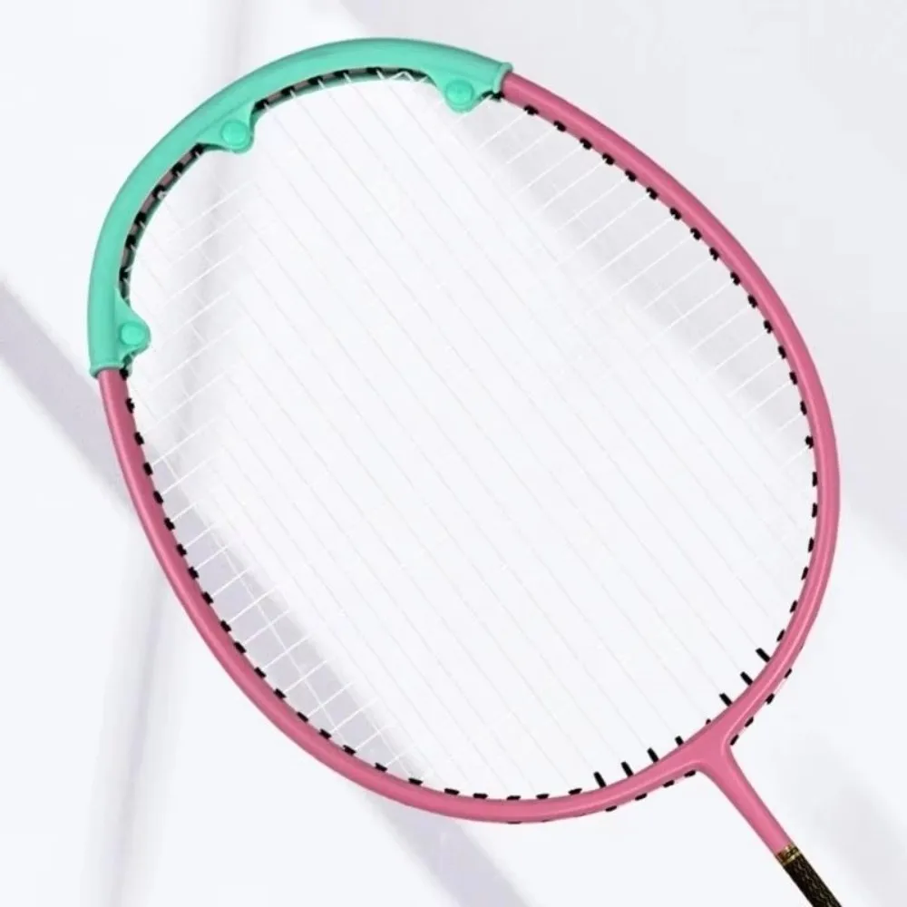 

2Pcs Silicone Badminton Racket Head Cover Curved Protective Wear Resistant Badminton Racket Head Protection Shock Absorption