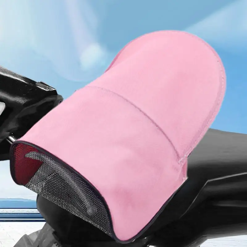 Manoplas para manillar de bicicleta, guantes para manillar, guantes para montar, manguitos de mano a prueba de viento, fundas para manillar de sombrilla, manillar impermeable