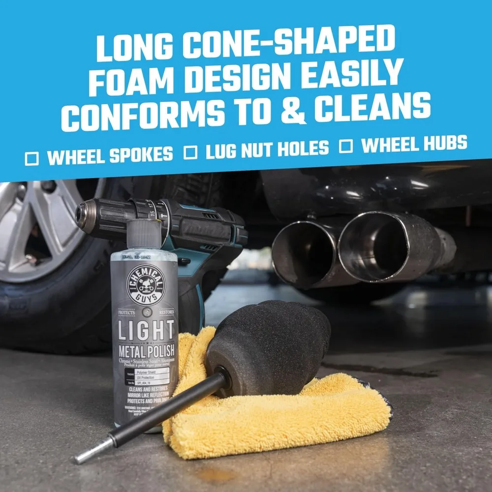 نظام تلميع العجلة والحواف الكروية ACC400 للرجال الكيميائيين: آمن للمركبات المختلفة بما في ذلك السيارات والشاحنات وسيارات الدفع الرباعي وRVs