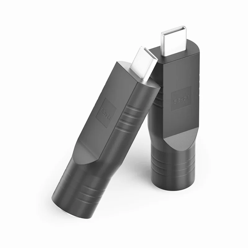 Type-C To DC5521 Male/ Female To DCMale Power Adapter for Mini PD100W Connector Charge Barrel Jack Power Adapter