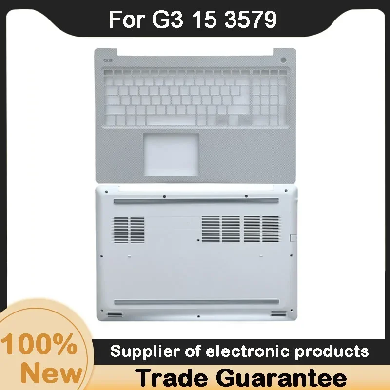 جديد لـ Dell G3 15 3579 غطاء علوي Palmrest 0Y192K Y192K/غطاء سفلي أبيض 0M7RMM 0WNM5W 0919V1 0RKPKH 0D1T7F 08MC5V