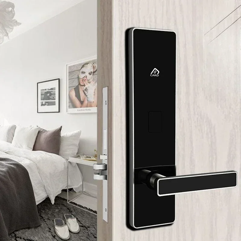 

Новый умный дверной замок из нержавеющей стали с магнитным датчиком для гостиниц и апартаментов, система контроля доступа для арендных комнат