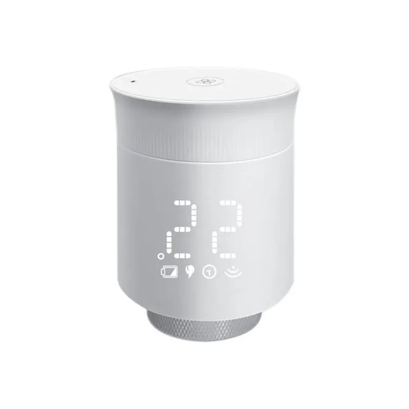 N84R Smart Radiator Thermostat, Programmable Temperature Controller Valve, Works With Alexa, TRV Thermostatic Radiator Valve