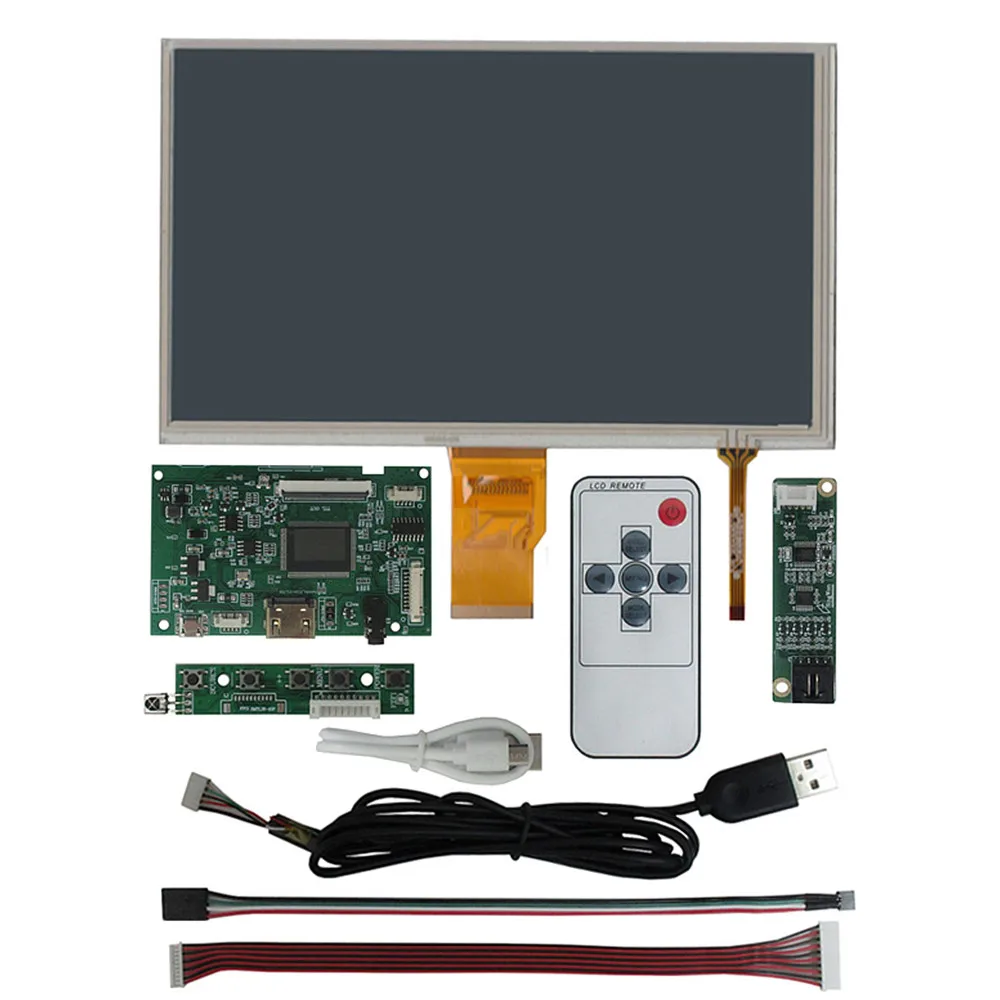 9 Inch Multipurpose DIY Monitor Kit LCD Display Screen Digitizer Touchscreen Panel Driver Control Board Audio HDMI-Compatible