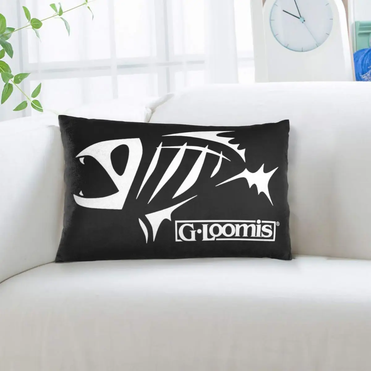 

Декоративная наволочка Gloomis Fly Fishing прямоугольной формы для подушки, для спальни, дома, для комфорта, для декоративной подушки