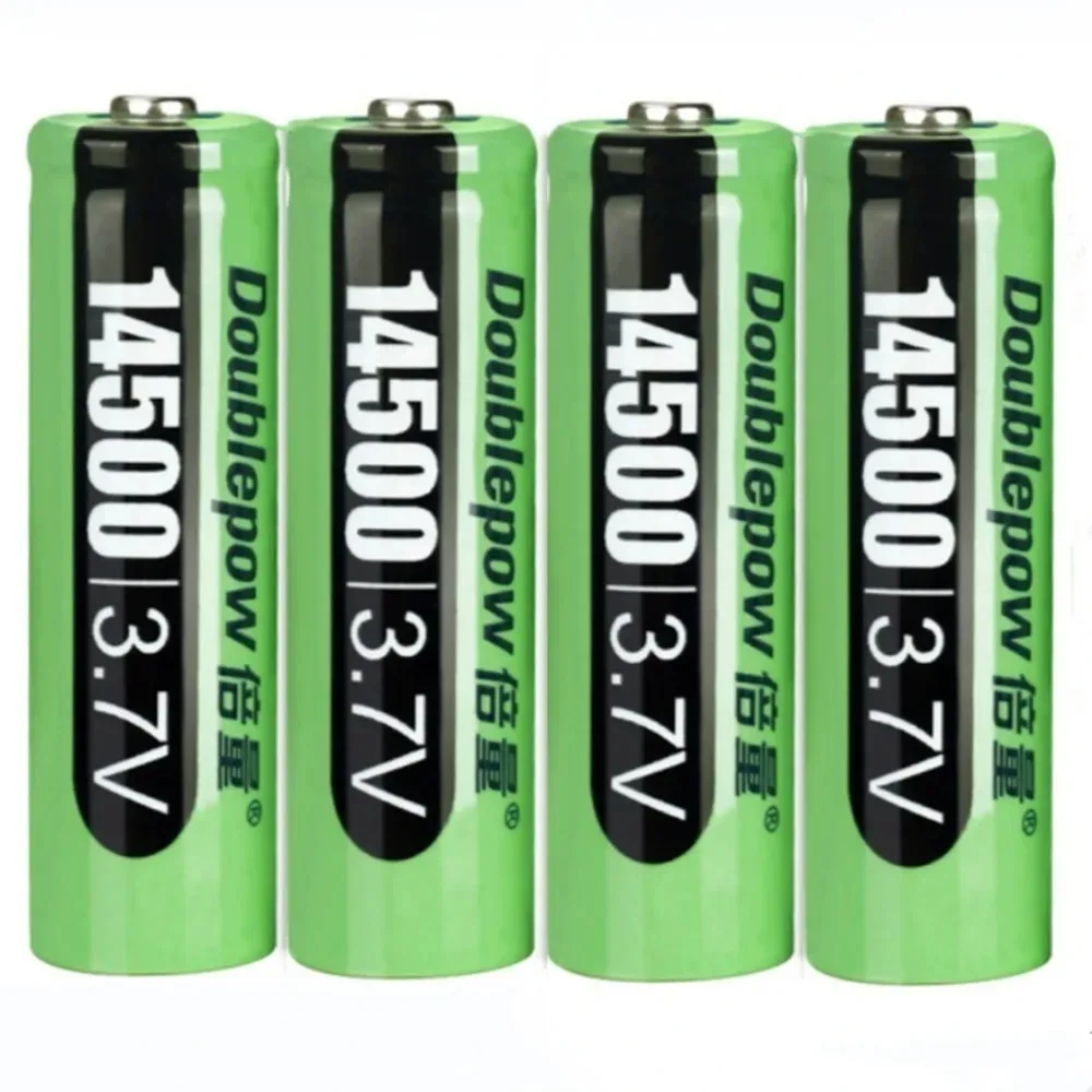 14500 بطارية ليثيوم قابلة للشحن 3.7 فولت 2960mWh AA بطارية قابلة للشحن الكهربائية لبطارية مصباح يدوي لفرشاة الأسنان الكهربائية