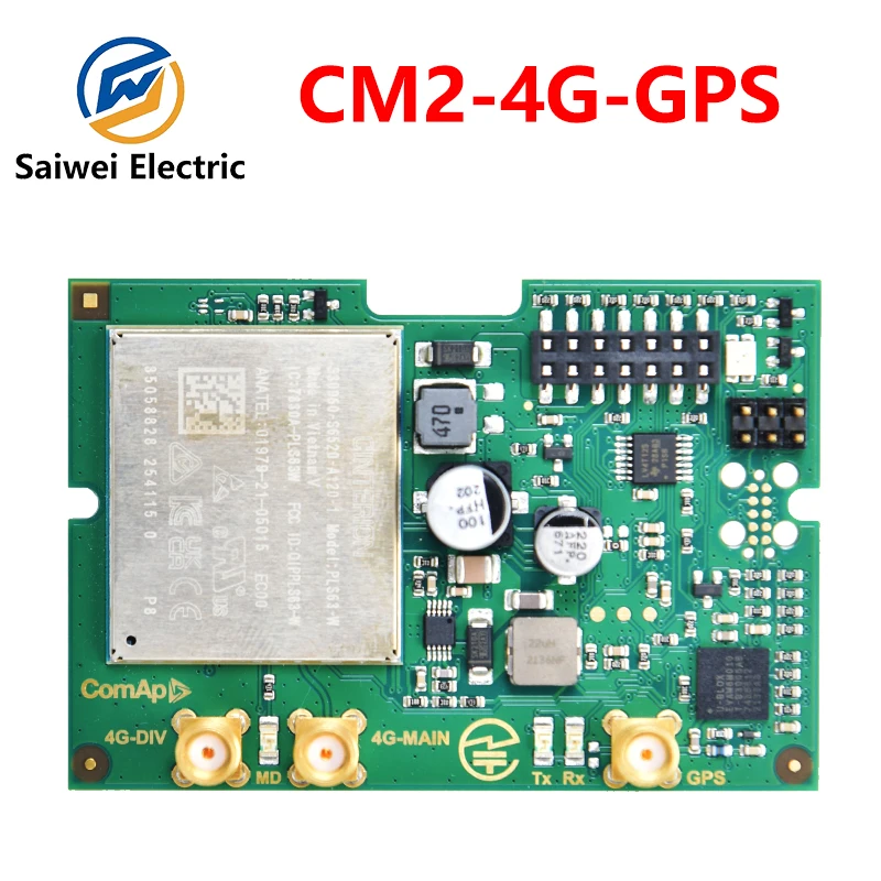 CM2-4G-GPS connects to the plug-in communication module of the generator set controller online through the network