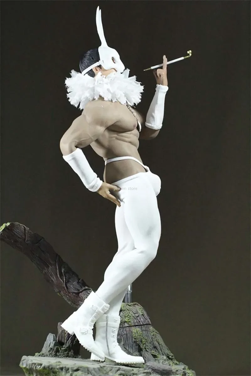 1/6 męski żołnierz Mr. zestaw ubrań z białego królika z maską szalik obcisłe spodnie ochraniacz na rękę Model dla lalek 12in Phicen M31 M32 M34