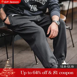 Maden Men's Large Pocket Drawstring Gray Sweatpants Running Workout Training Pants Comfortable Elastic Waist Mens Jogger Pants