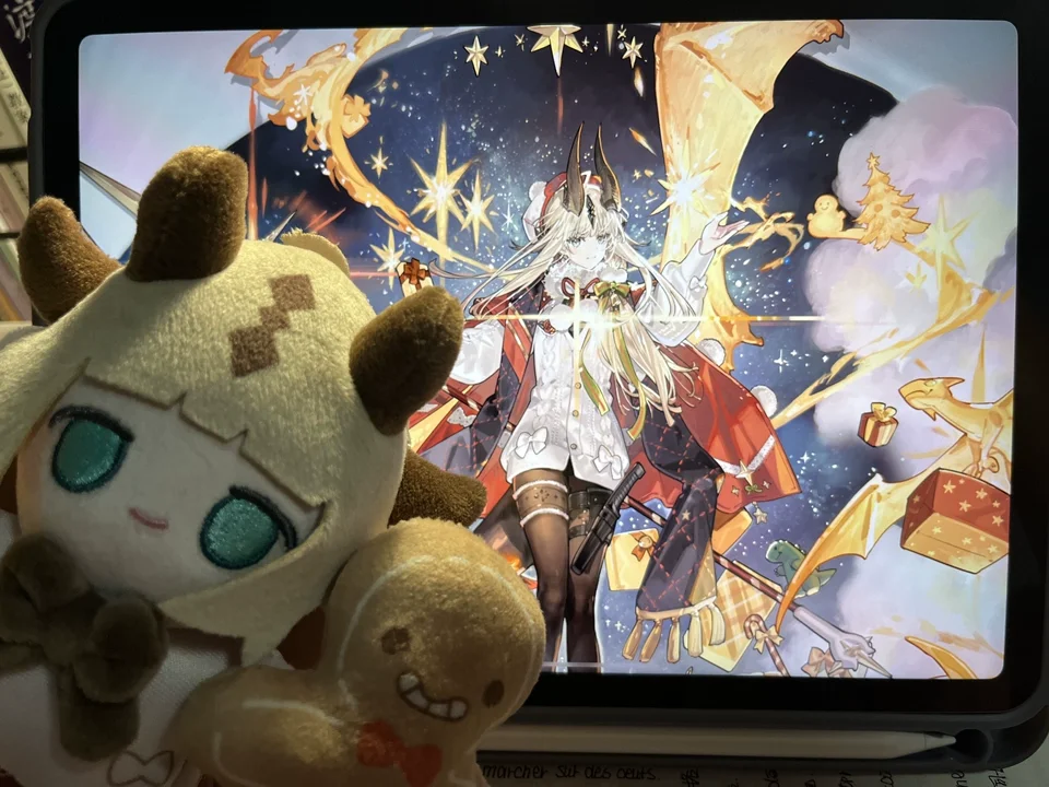 Arknights Reed Reed The Flame Shadow Official Genuine Cosplay Anime Stuffed Animal Polyester Fibre Keychain Pendant Gift Theme - view 2