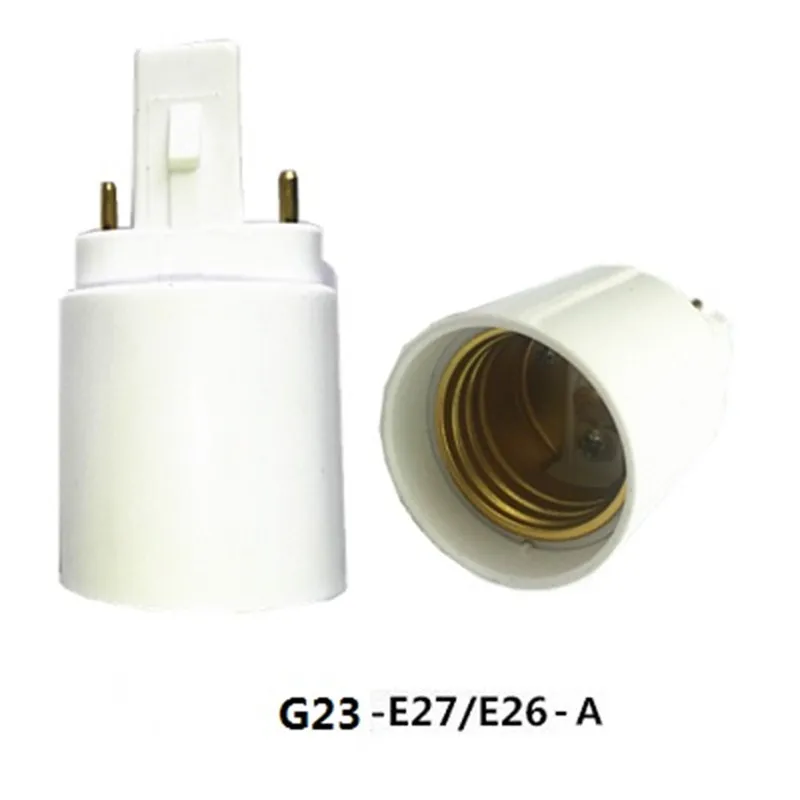 LED G24 To E27 Adapter Socke PBT Halogen G24d-1 CFL Light G24d-2 Base Converter E27 To G24 Bulb Holder Adapter A3