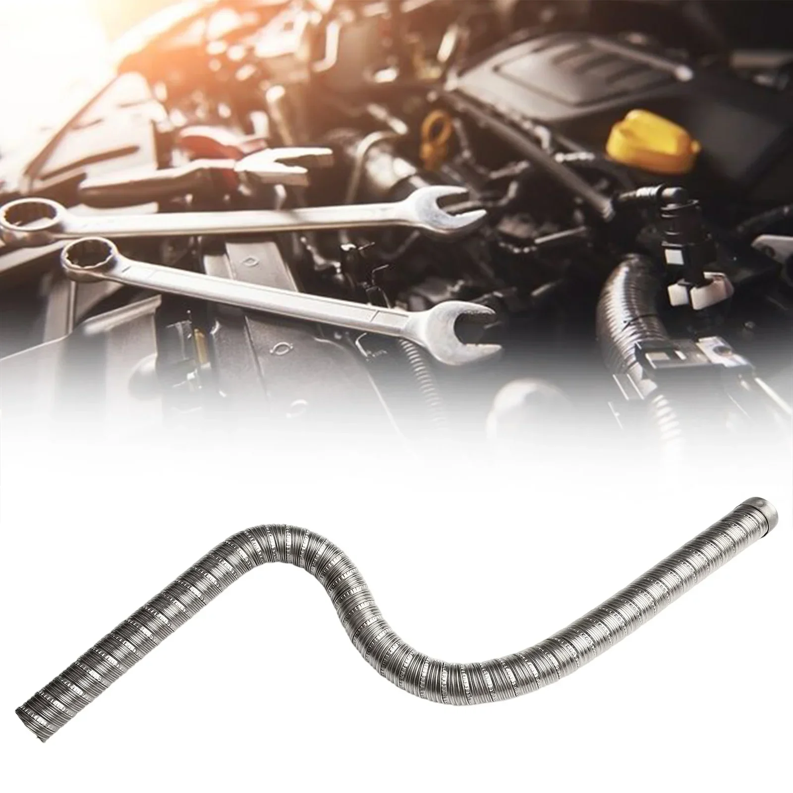 1pc 60cm 22mm Stainless Steel Air Diesel Exhaust Pipe Cap For Diesel Air Heater 36061100 For Eberspacher Car Accessories