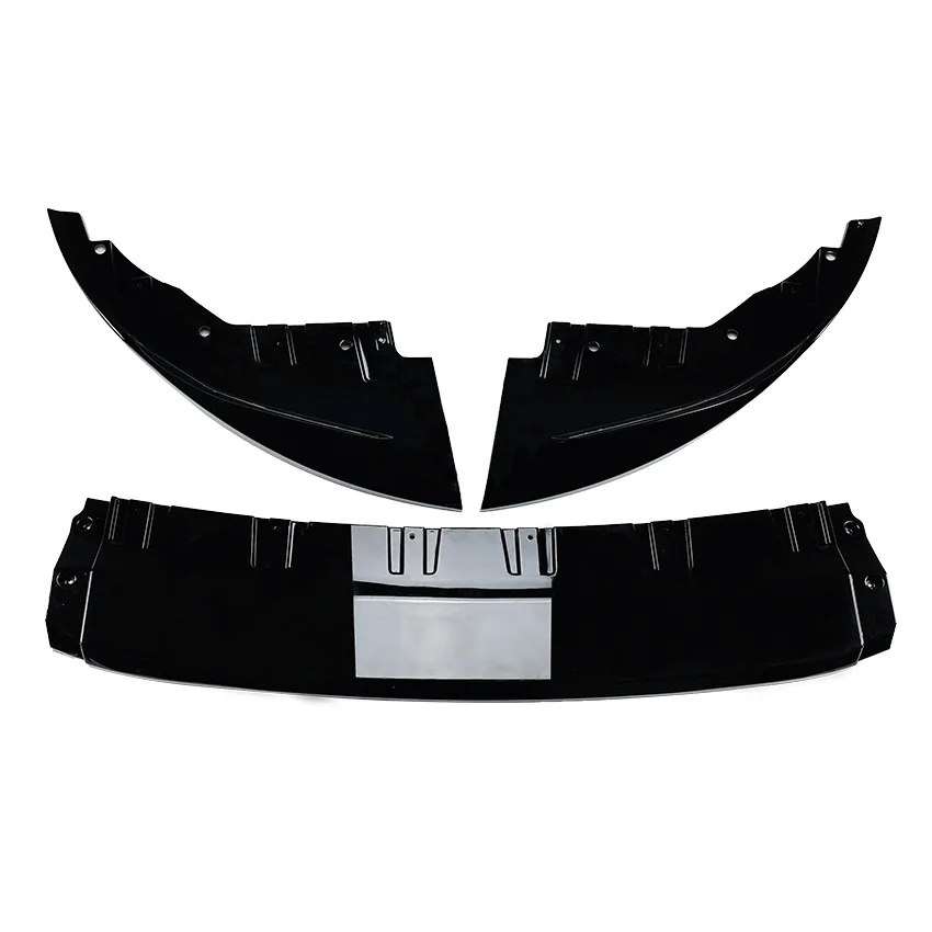 

For BMW 4 Series G26 four-door car three-stage front lip ABS bright black front shovel front spoiler car surround accessories