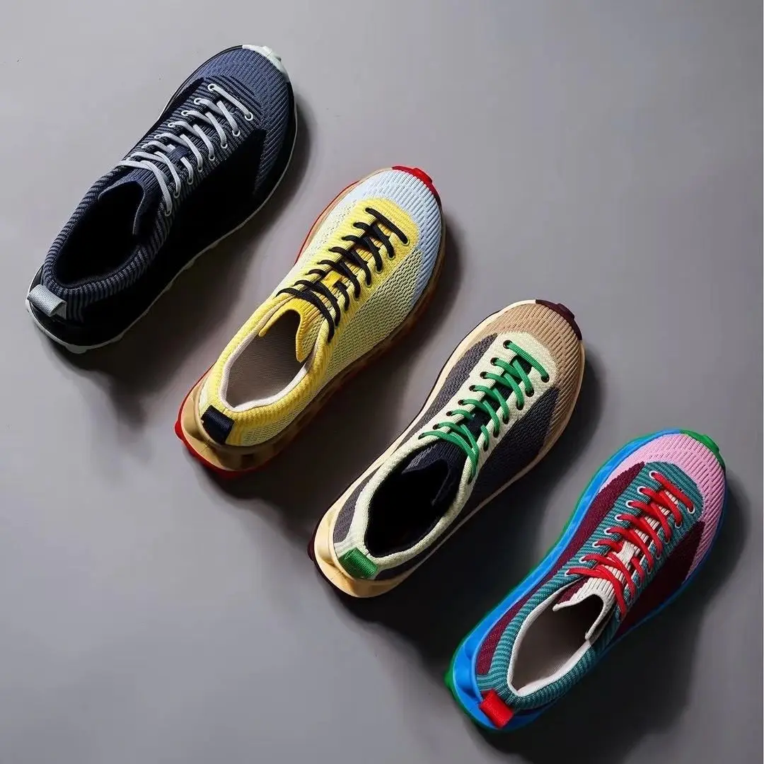 Women's comfortable non-slip sports shoes Marathon carbon plate sports running shoes Men's new breathable lightweight mesh sport