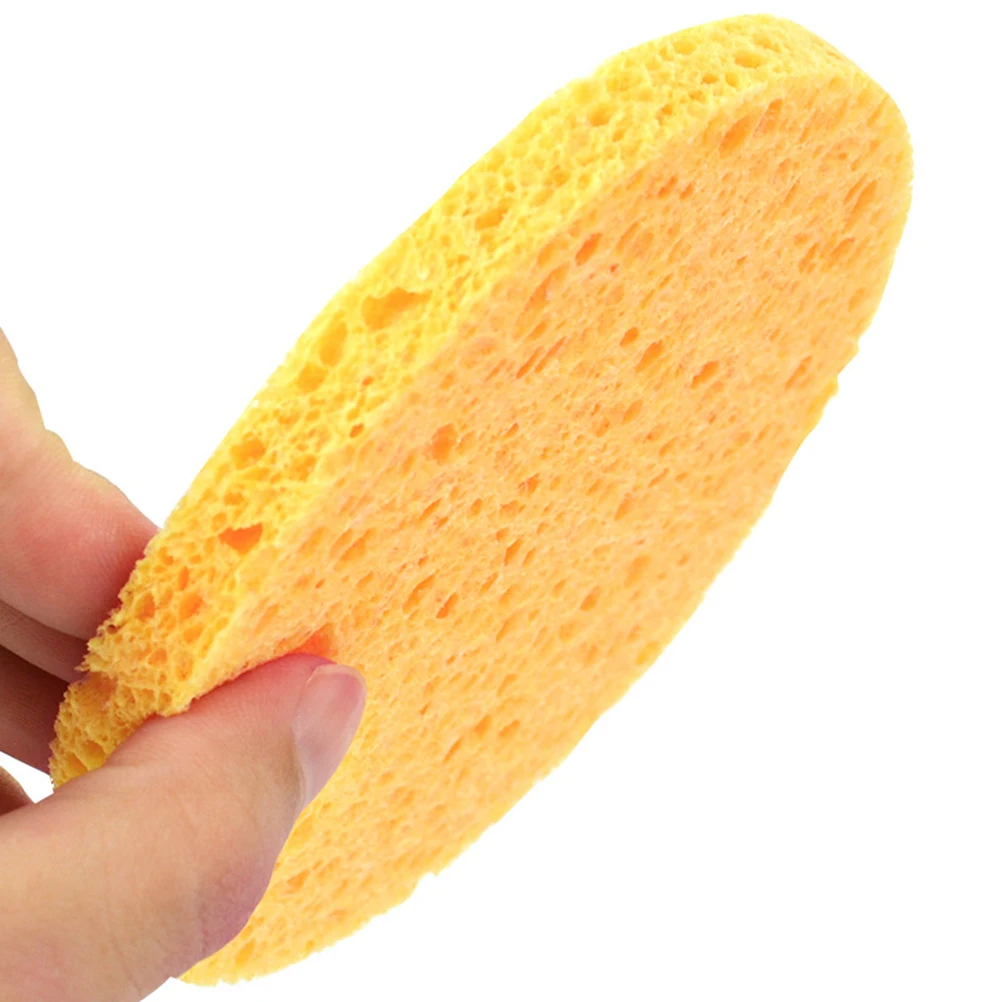 

50 pcs Facial Cleaning Sponge Natural Wood Pulp Compressed Cellulose Makeup Remover Face Care Skin Cleansing Soft Sensitive Skin