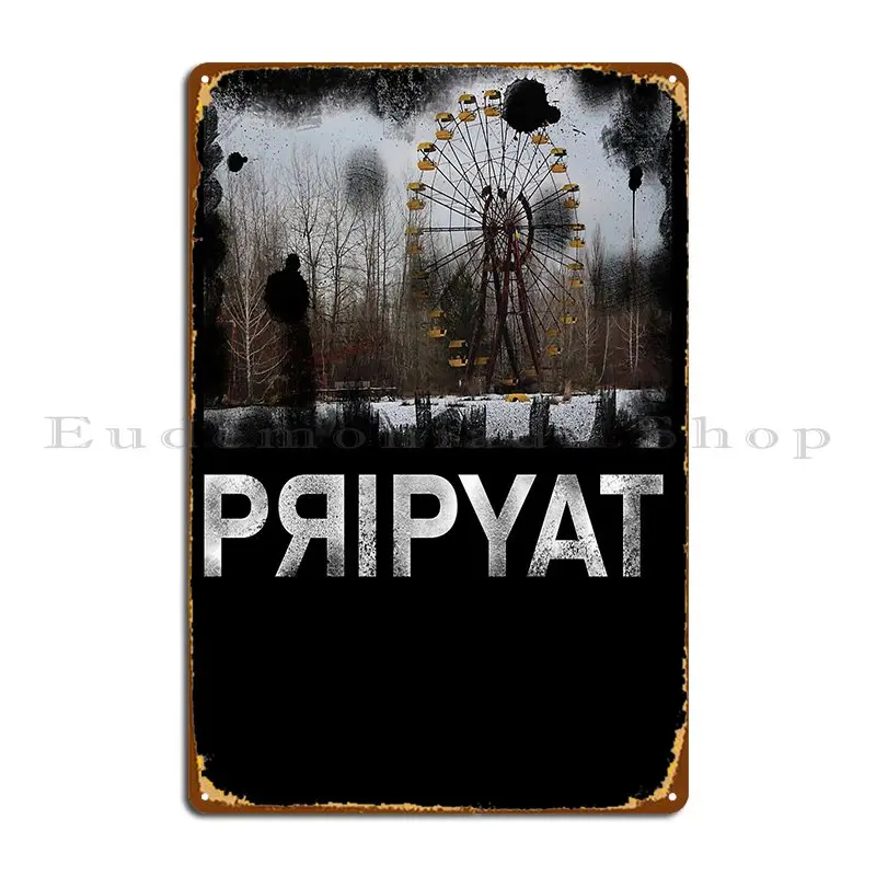 Chernobyl Shirtoftheday Metal Sign Retro Garage Wall Mural Cinema Designer Tin Sign Poster