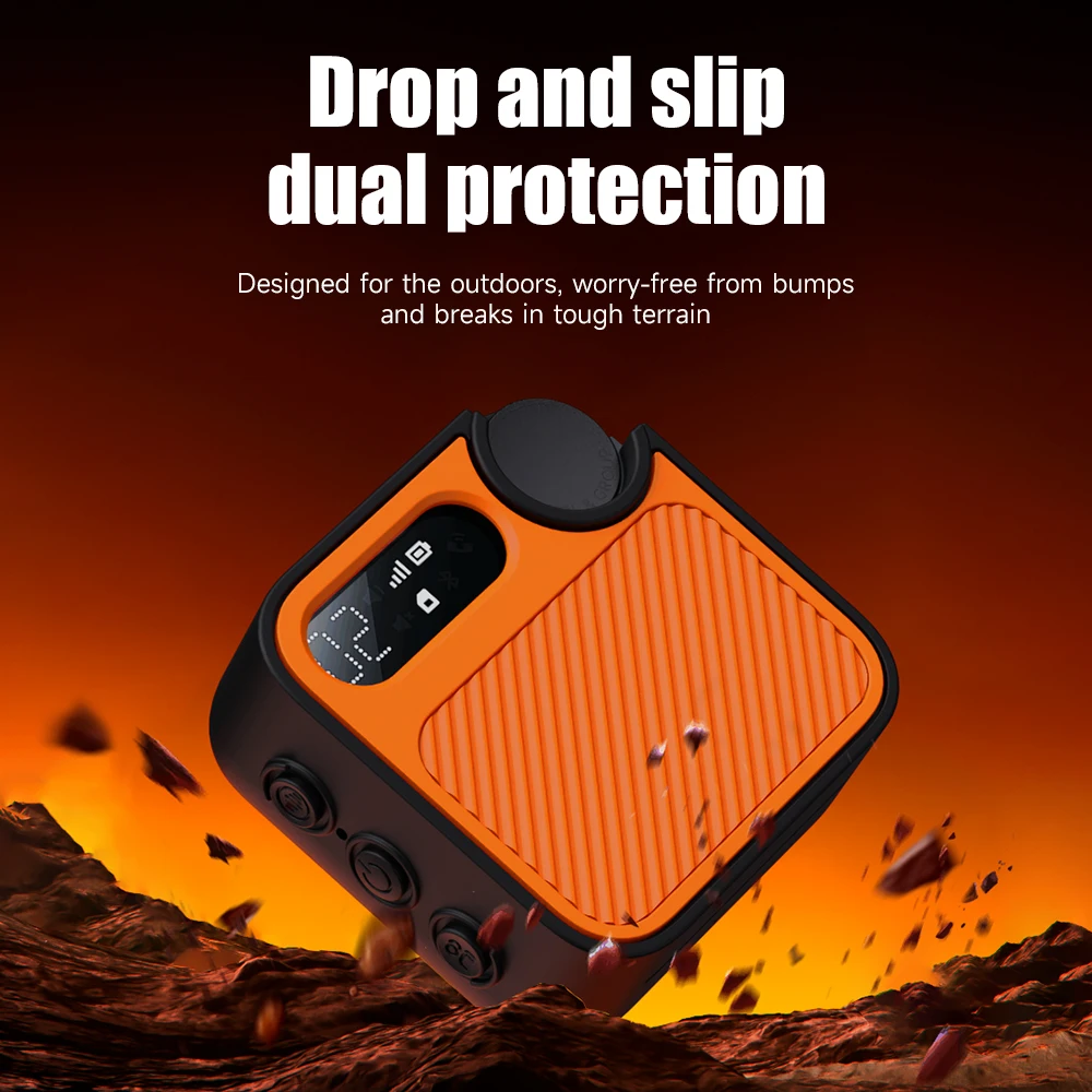 Funda Sikai de Silicona para Walkie Talkie Deportivo Xiaomi - Funda Protectora Duradera para Camping, Senderismo y Aventuras al Aire Libre