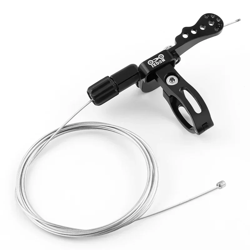 MTB Dropper Remote Lever Kit Bike Dropper Seatpost Internal External Routing Remote Lever For 22.2mm 24mm Handlebar